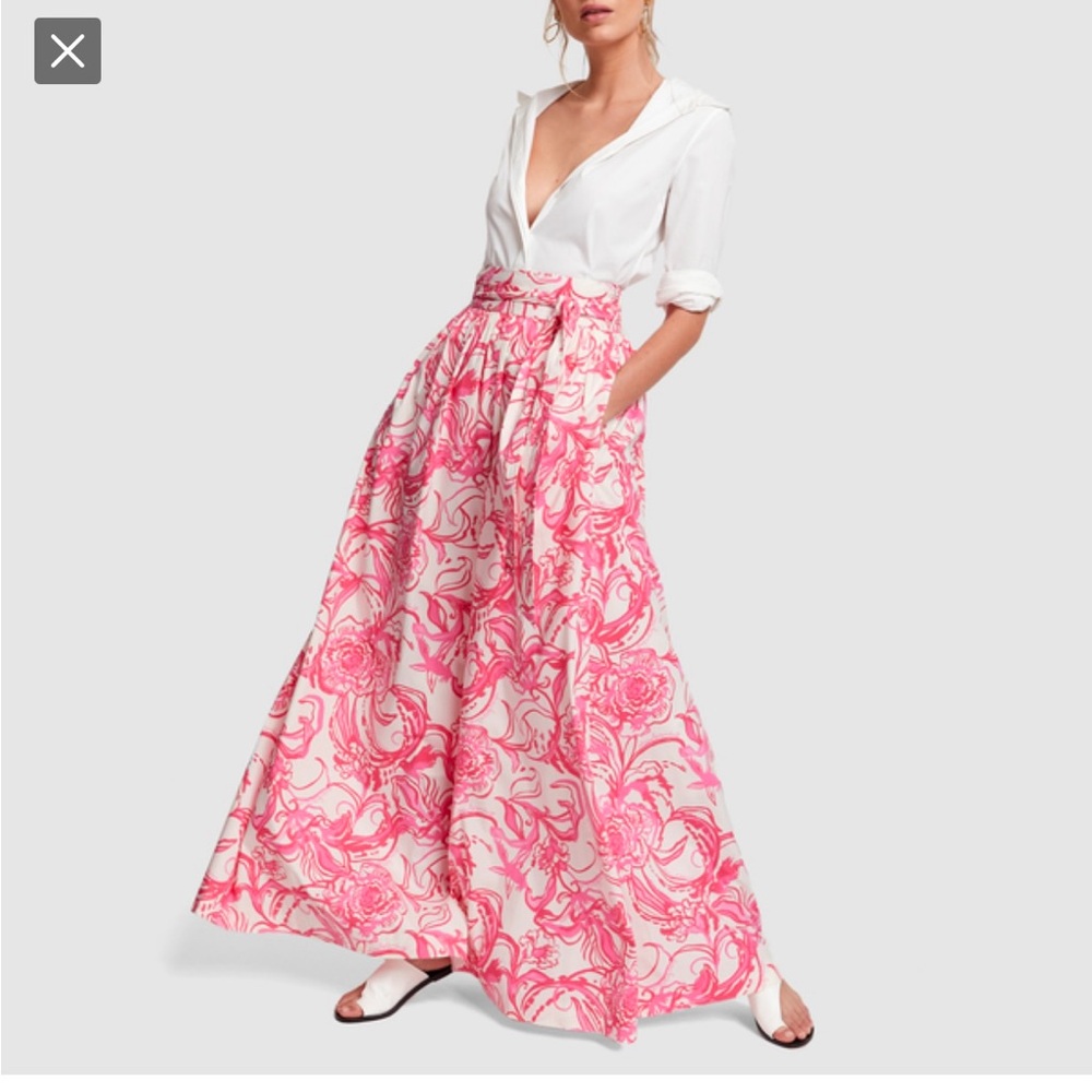 NWT Lilly Pulitzer Goop collab Maxi Skirt